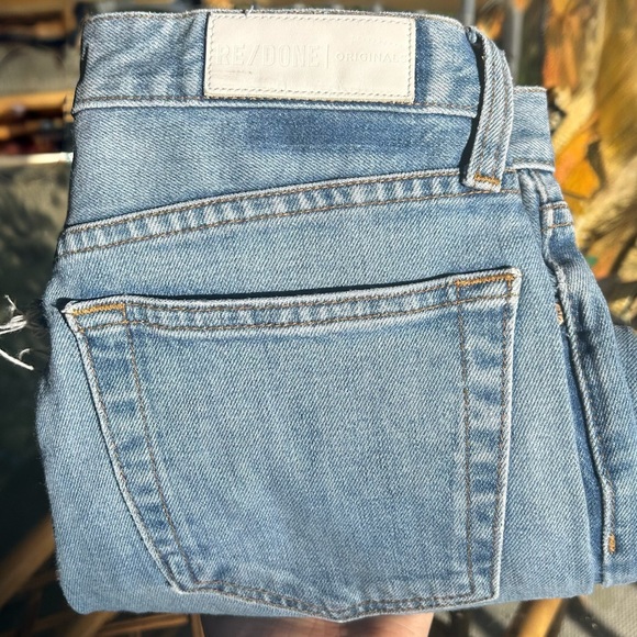 ♥️RE/DONE Originals Skinny Jeans Raw Hem Cotton | Size 27 - Picture 5 of 9